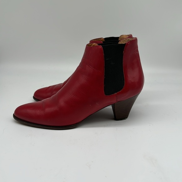 Ralph Lauren leather ankle boots 6 1/2 - Picture 3 of 6